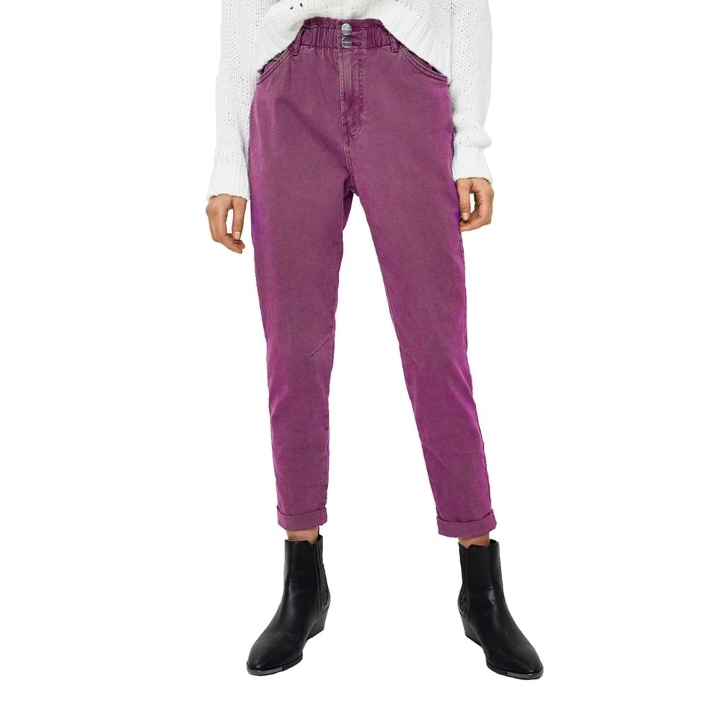 Kadın Pantolon - FUŞYA - L